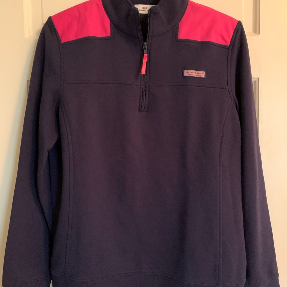 Vineyard Vines’ Woman’s Navy/Hot Pink Shep Shirt